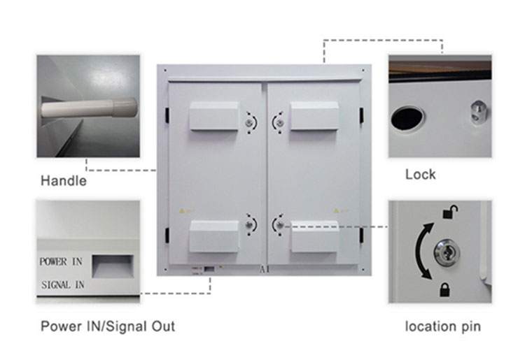 P3 960x960mmmm cabinet  Full Color Led Signs Die Casting Aluminum Cabinet  and 3840hz refresh rate