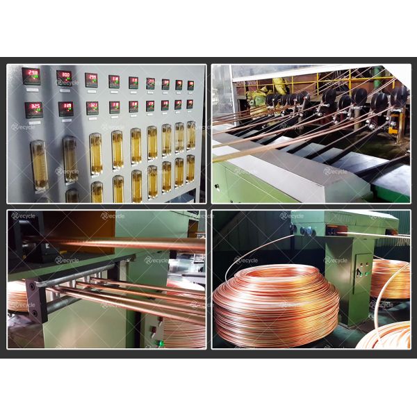 Raw Material Scrap Copper/Cathode Copper Copper Rod Upward Continuous Casting Machine
