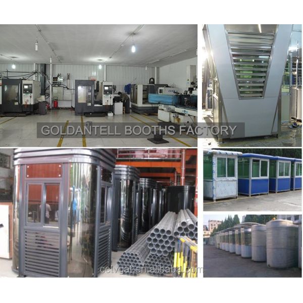 Modern Steel Security Guard House 1800x1800x2500mm Waterproof Customizable