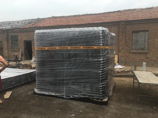 1.5m height x 2.4m width Hercules Tubular Fence stain black powder 80 microns interpon brand
