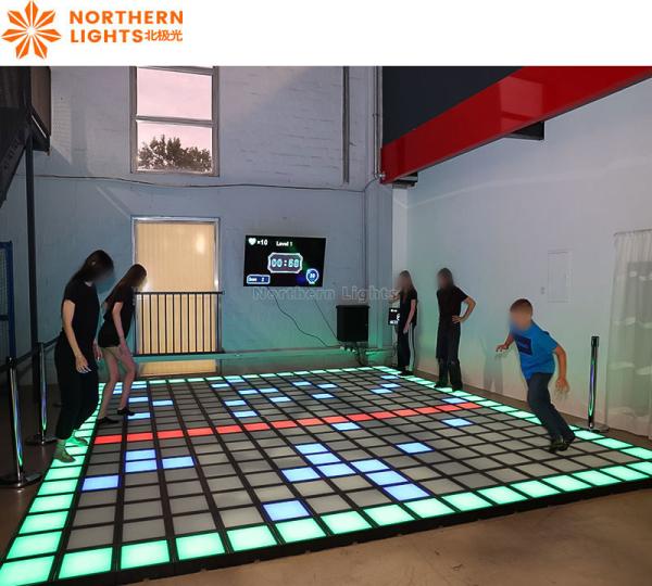 Led Grid Light Indoor Led Touch Gaming Floor Megagrid Interactive Game