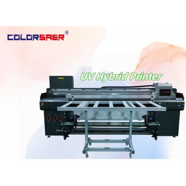Digital High Quality Flatbed And Roll To Roll UV Hybrid Printer Sign Printing Machine