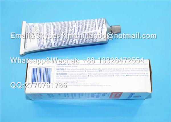 Form-A-Gasket Sealant for sealing flexible assemblies machine parts consumables