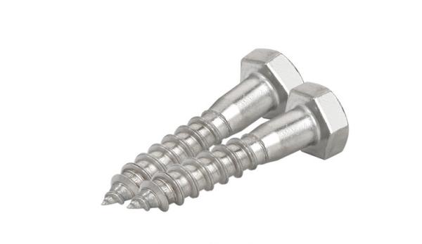 ASME B18.21 Stainless Steel Lag Bolts Hex Head Wood Screws Hexagon Screws For Wood