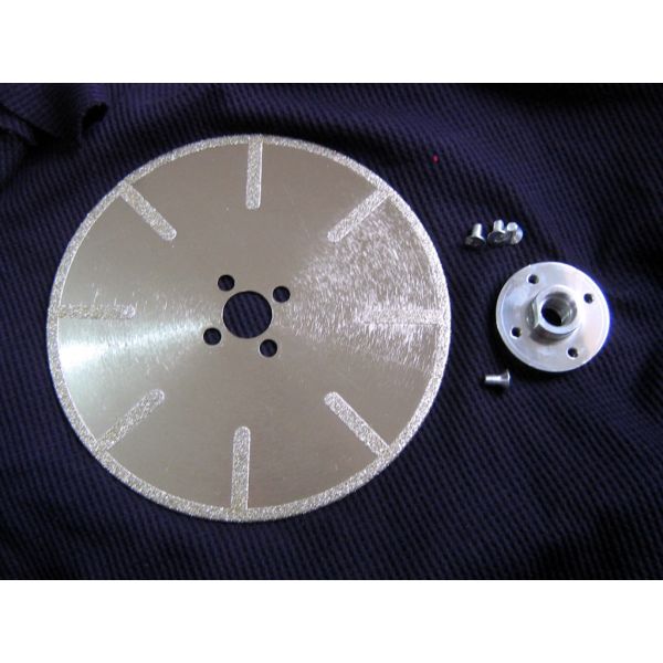 Silver Color Aluminium Flange Adaptor For Flush Cutting Diamond Saw Blade