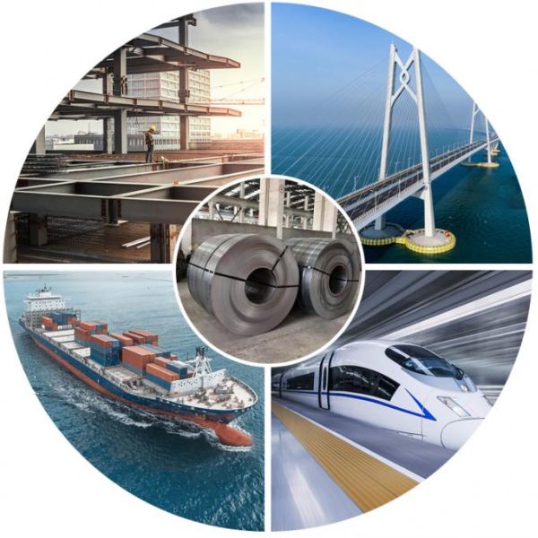 3 - 20mm Carbon Steel Coil Construction Hot Rolled Steel Coils Width 700 - 2300mm