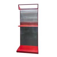 Présentoir d'outils de garage ODM OEM avec étagères réglables et présentoir de rangement en métal perforé