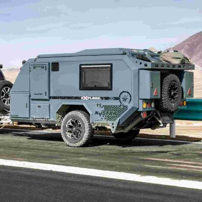 Exploration Hard Top Pop Up Camper Hybrid Caravan Solar Panel Off Grid Trailer