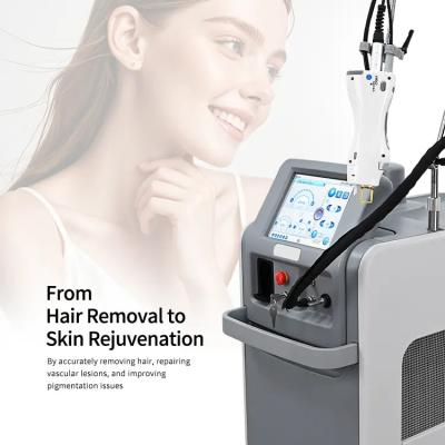 Alexandrite Laser Double Wave 755Nm 1064Nm Long Pulse Nd Yag Laser Hair Removal Machine