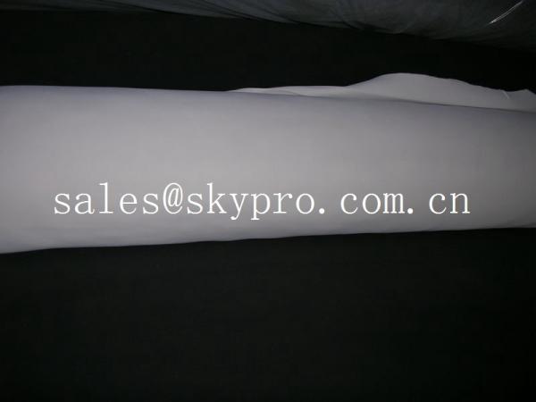 White / beige color foam neoprene rubber sheet  60 wide maximum