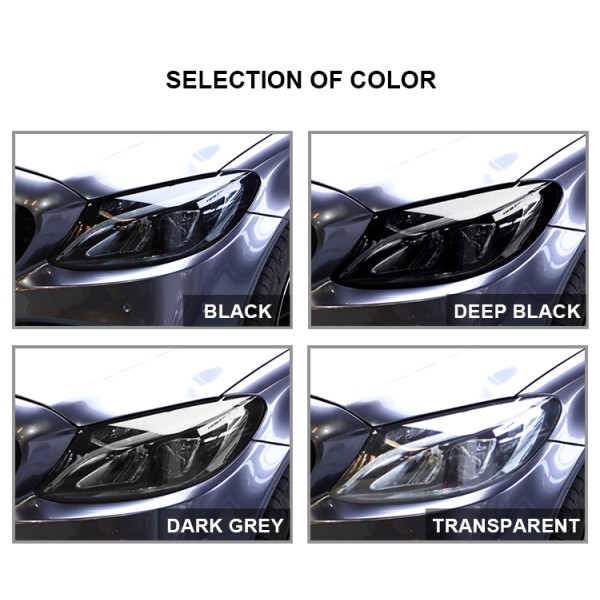 TPU Pure Color Car Headlight Film 30cm*15m Roll Headlight Lamp Film