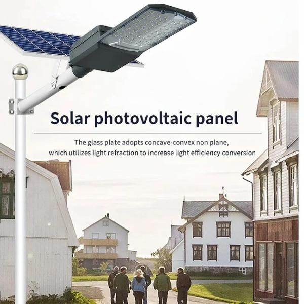 Lumière solaire intelligente all-in-two 170lm/w Lumière en aluminium à haute luminosité