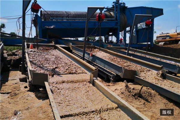 small scale gold mining plant/alluvial gold recycling machine/ gold washing plant for sale