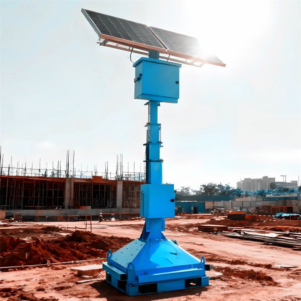 Solar Panel Generator Light Tower Renewable Energy Use Automatic Lighting Mobile Solar Light Tower