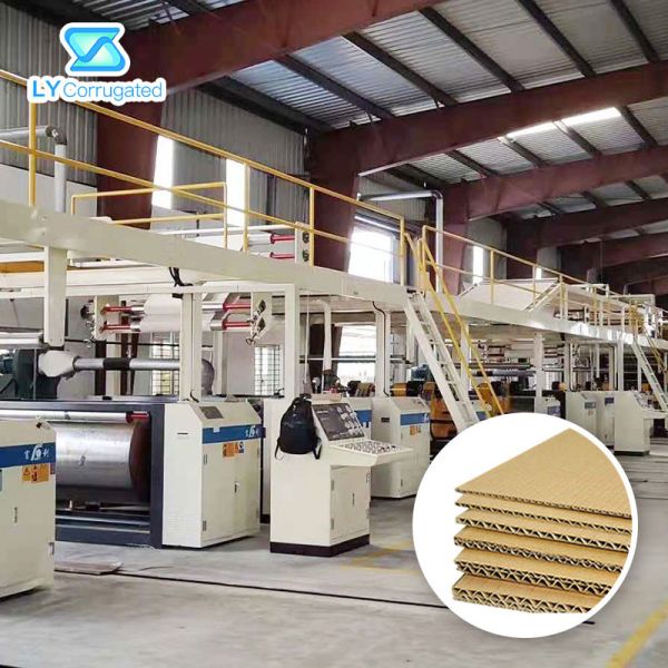 Топление пара 2 курсирует ширину производственной линии 2800mm рифленого картона