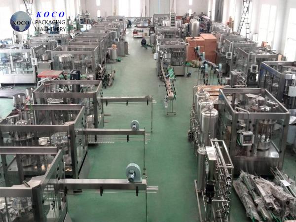 Automatic 3 in 1 water PET bottle filling capping machine / bottling plant machine equipment production line
