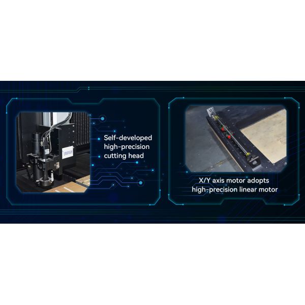 Machine de découpe au laser de verre de 400 mm*500 mm avec rack à grande vitesse / transmission à pinion