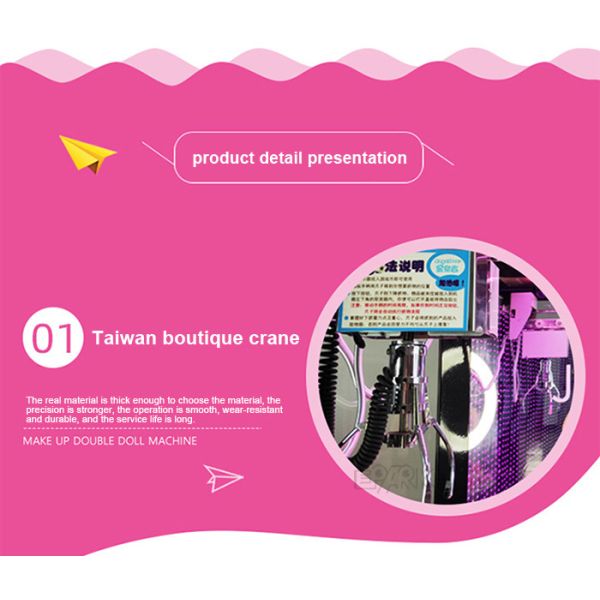 506W Four Player Black Claw Crane Machine Coin Operated