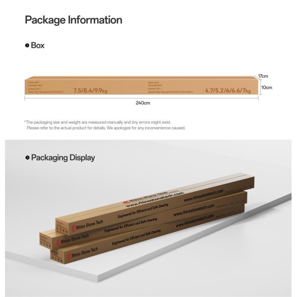 Retractable Aluminum Pole Telescopic Solar Panel Cleaning Brush with Water Fed Pole for Window Cleaning