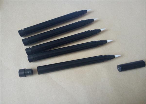 Steel Ball ABS Liquid Eyeliner Pencil Black Packaging With Spray Painting