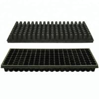 plântula plástica Tray Greenhouse Nursery Seed Tray dos QUADRIS de 200 células da propagação 1L