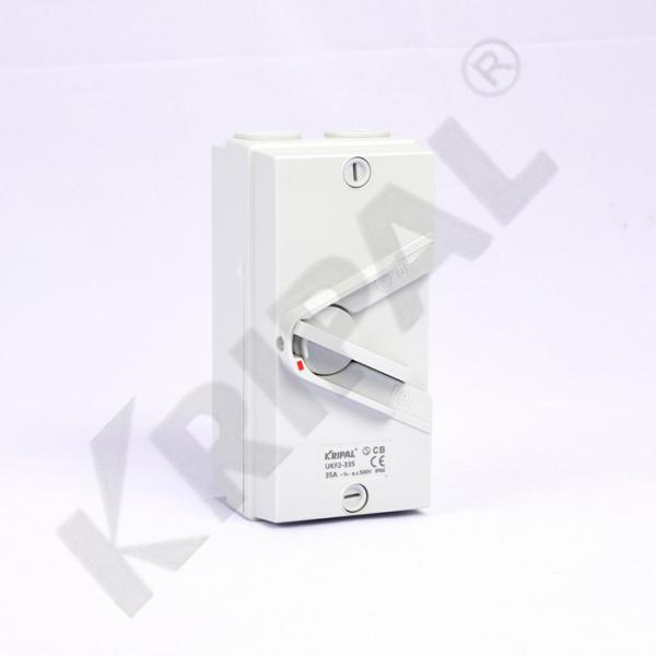 35A 3P 440V IP66 Weather Resistant Outdoor Switch Australian standard