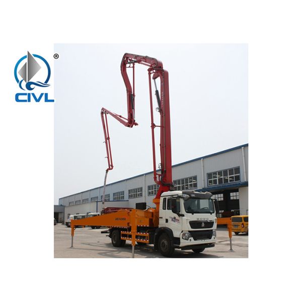 37 M Vertical new Cement Pump Truck 380HP Engine  Howo 37m Concrete Pump Truck