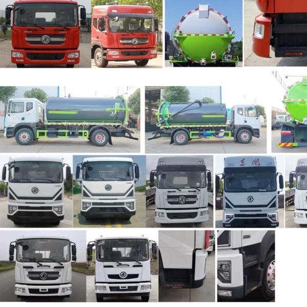11.88m3 11880L 18tons Diesel Sewer Suction Vehicle 259hp For Efficient Work
