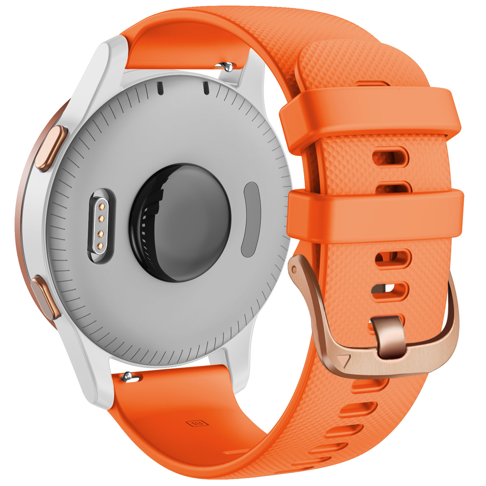 Eraysun 18mm 20mm 22mm Sport Silicone Watchband for Garmin Vivoactive 3s//Vivomove Forerunner245/Vivoactive 4 Strap Band