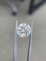 10 Mohs incolore ronde brillante coupée CVD Diamants cultivés en laboratoire 2,5ct-3ct