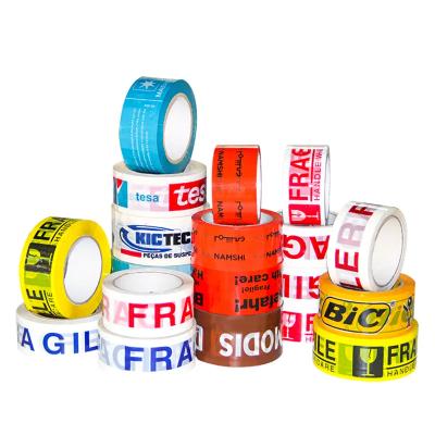 Printed Packing Tape Bopp Transparent Adhesive Film Custom Packing Tape With Logo