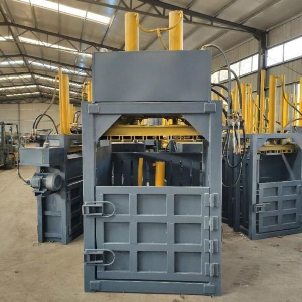 Packing Machine Vertical Hydraulic Waste Cardboard Compress Baler Baling Press Machine