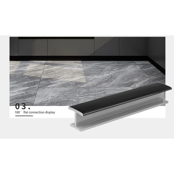 Laminate Flooring Decorative PVC Skirting Board Corner with Printing and UV Coating