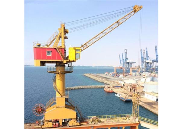 Guindastes marinhos do porto do estaleiro 550t, cremalheira que bordeja o suporte Jib Crane