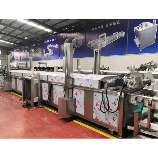 200kg/H 42kw Garri Frying Machine Pork Rinds Fryer Potato Spring Machine
