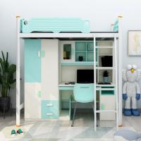 Hotel Steel Bunk Bed With Desk Stairs Customer Provided and Modern Bedroom Furniture