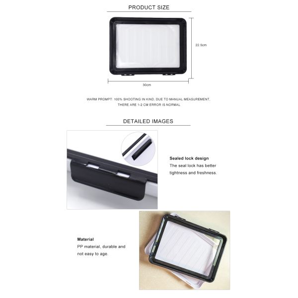 Stackable 30*22.5cm Food Preservation Trays BPA Free