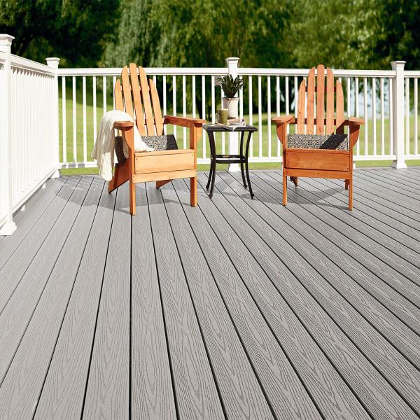 Best Solid Core Piso WPC PVC Patios Timber Smooth 3D Embossing Outdoor Composite Deck