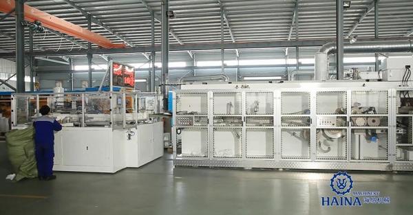 PLC Siemens System 100T 300kw Diaper Manufacturing Machine