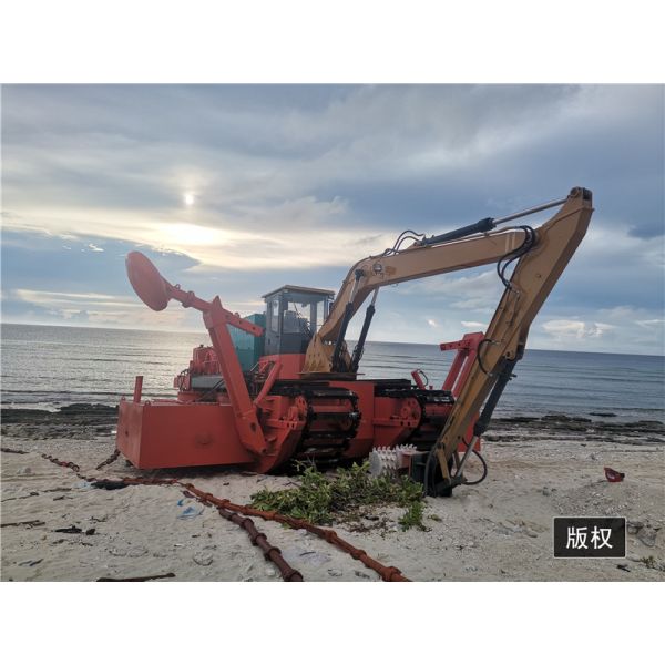 Portable 26 Inch 25m Lake Dredging Equipment Head Suction Dredger