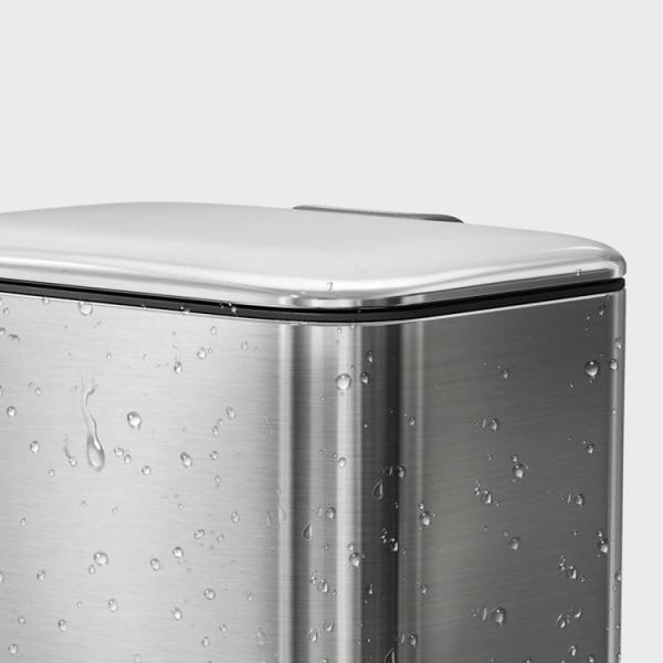 2 Division 3L*2 Capacity Stainless Steel Recycle Bin for Stylish Waste Management