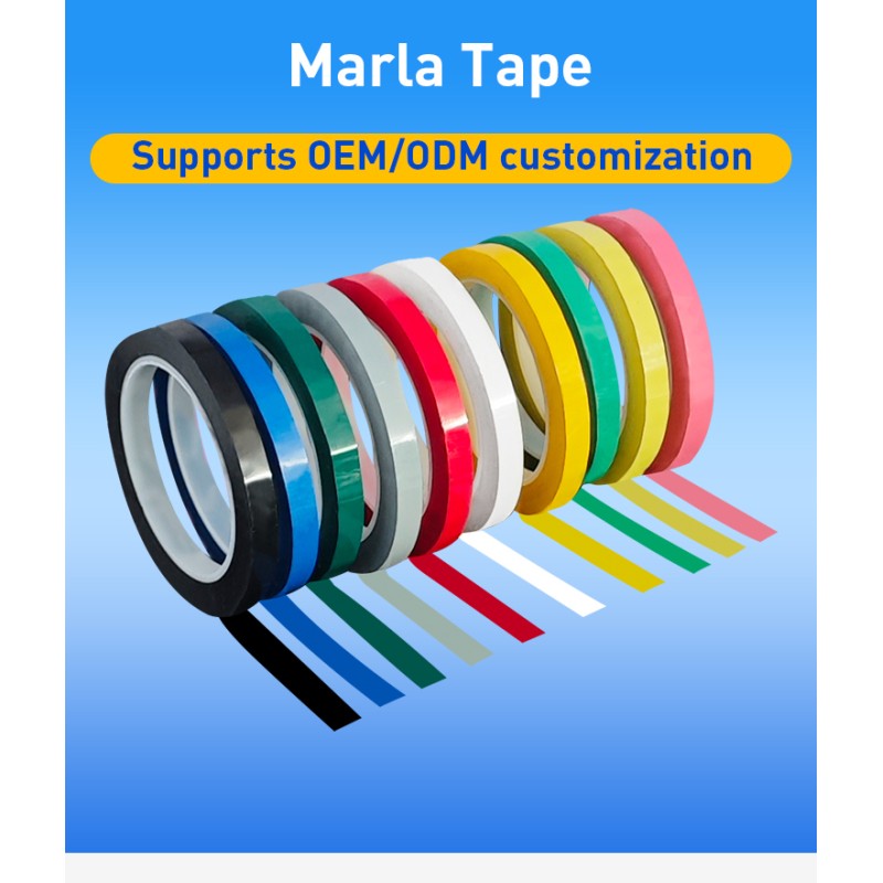 High Adhesive Colored Mylar Tape PET Polyester High Temperature Electrical Insulated Tape