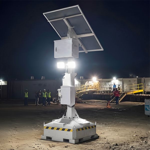 OEM/ODM Sopport Mobile Solar Light Tower Night Airport Lighting Solar Powered Lighting Towers