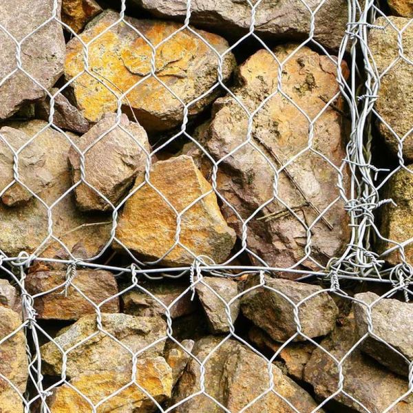 Special Made Hexagonal Galvanized PVC Coated Iron Wire Gabion Basket Gabion Cloture Mattress 4*2*1m For River Use
