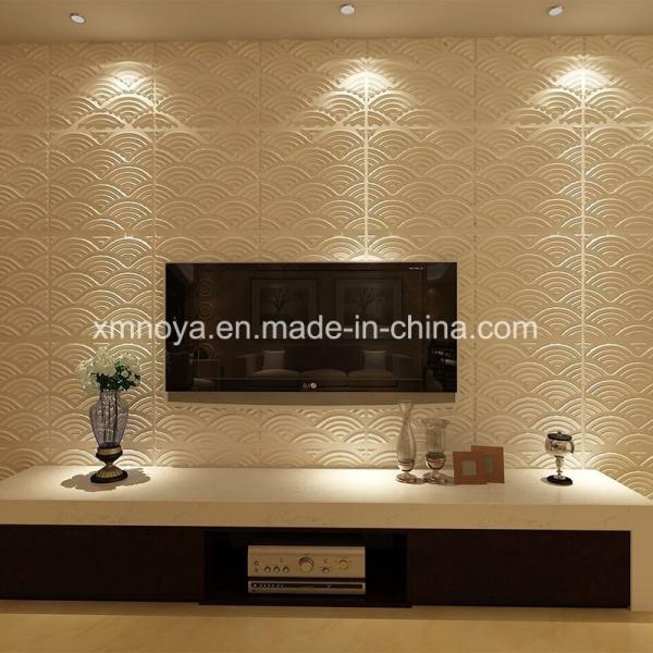 Eco-Friendly E0 Soundproofing Art Bass Traps Wall Panels Square Edge para decoração