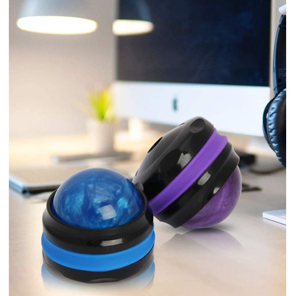 Ролик шарика массажа собственной личности смолы, шарик массажа Dia 54mm мраморный