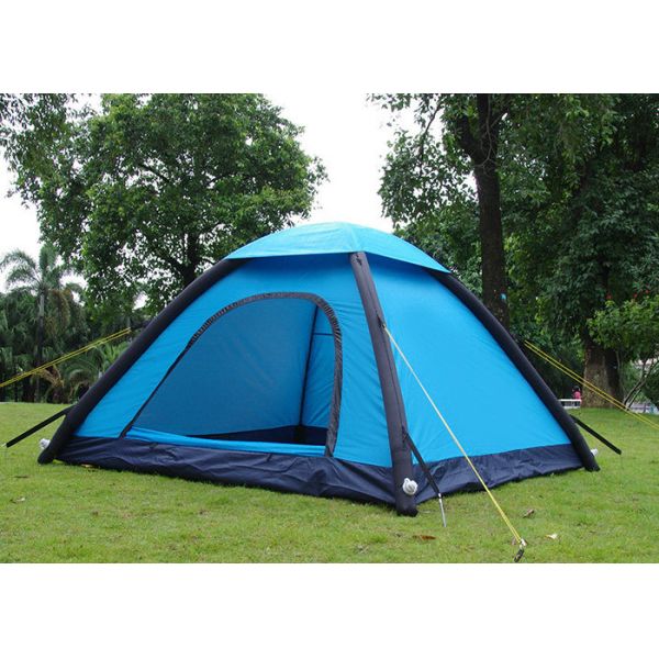 Waterproof 190T Polyester Outdoor Inflatable Camping Tent 210*210*135CM 2 Person