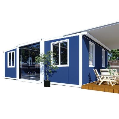 Casa de contêiner de aço dobrável Expandível Modular Prefab Tiny House com 3 quartos