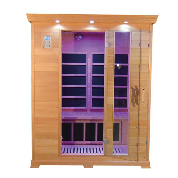 Hemlock Chromotherapy Infrared Home Sauna Room 3 Person 240V