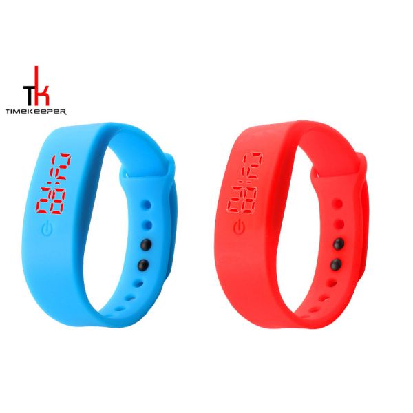 Candy Color Digital Led Sports Watch Silicone Bracelet Watch Waterproof